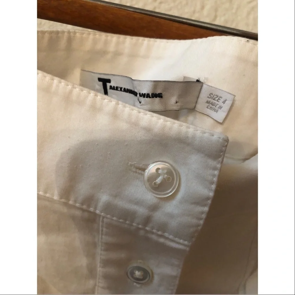T by Alexander Wang front tie skirt